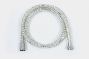 高品質塑料透明PVC銀圈管淋浴軟管TUV/ACS認證